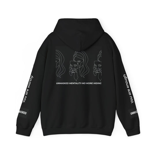 Hoodie - Mental Health Awareness Unmasked Mentality