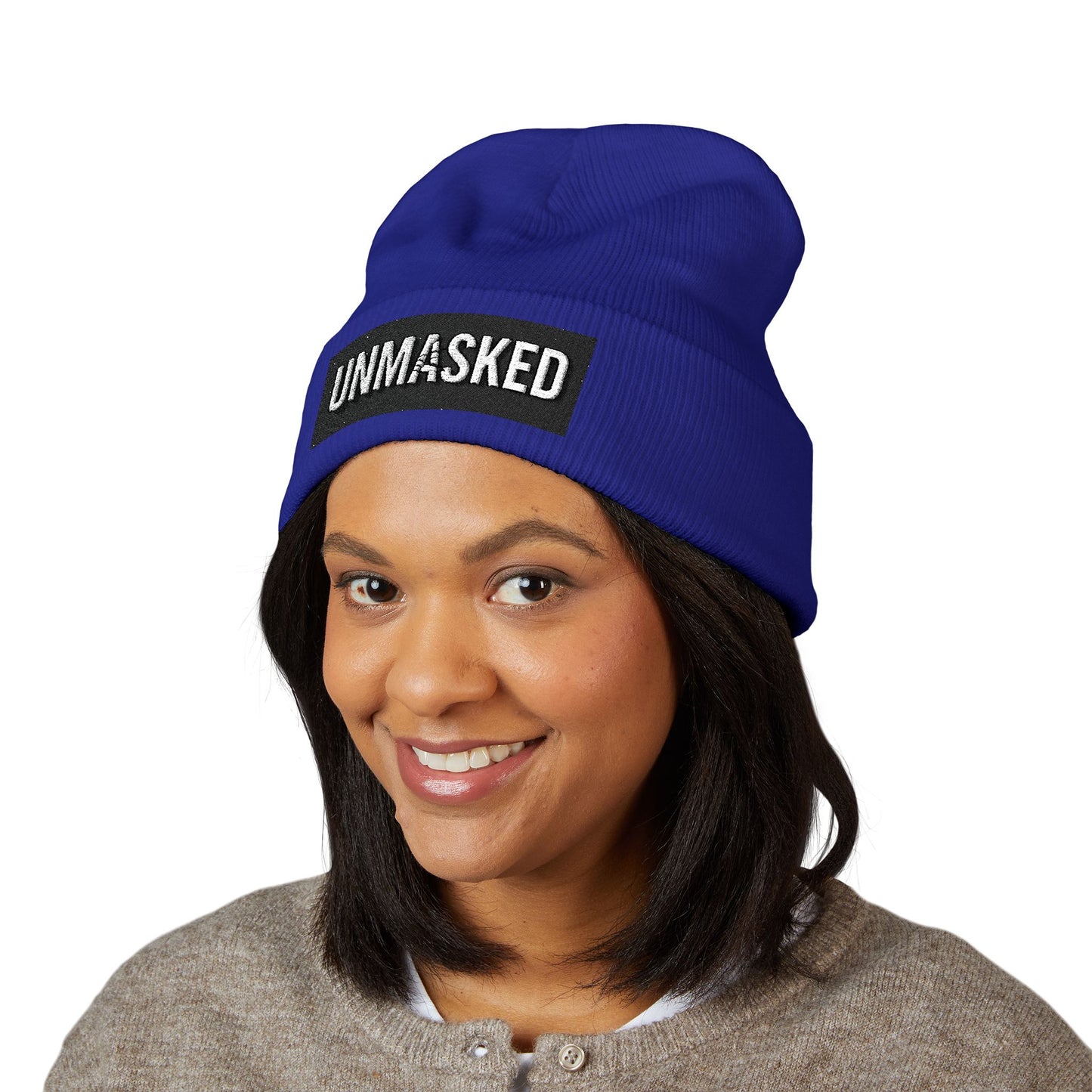 Embroidered Mental Health Awareness Beanie