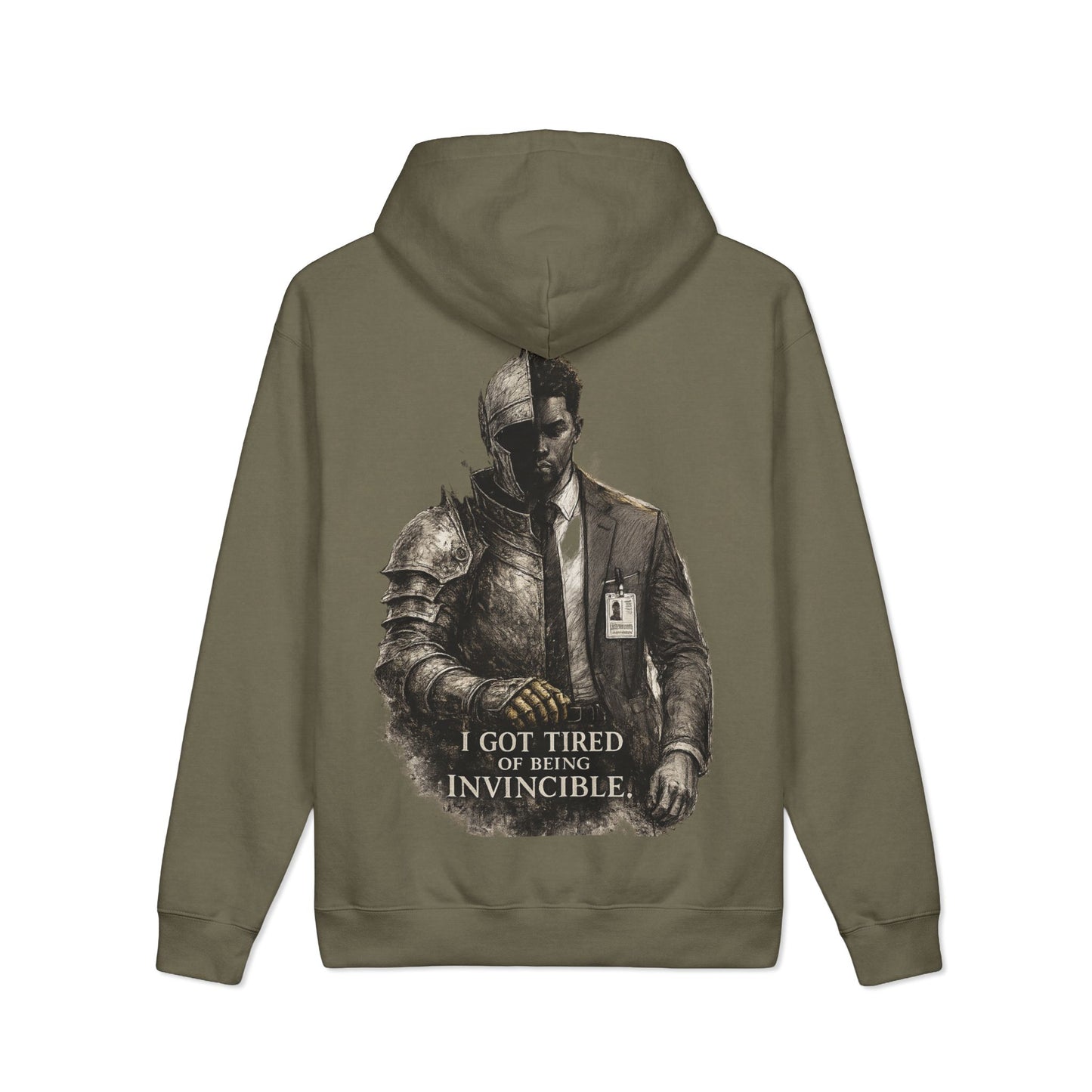 "I Got Tired of Being Invincible" Hoodie