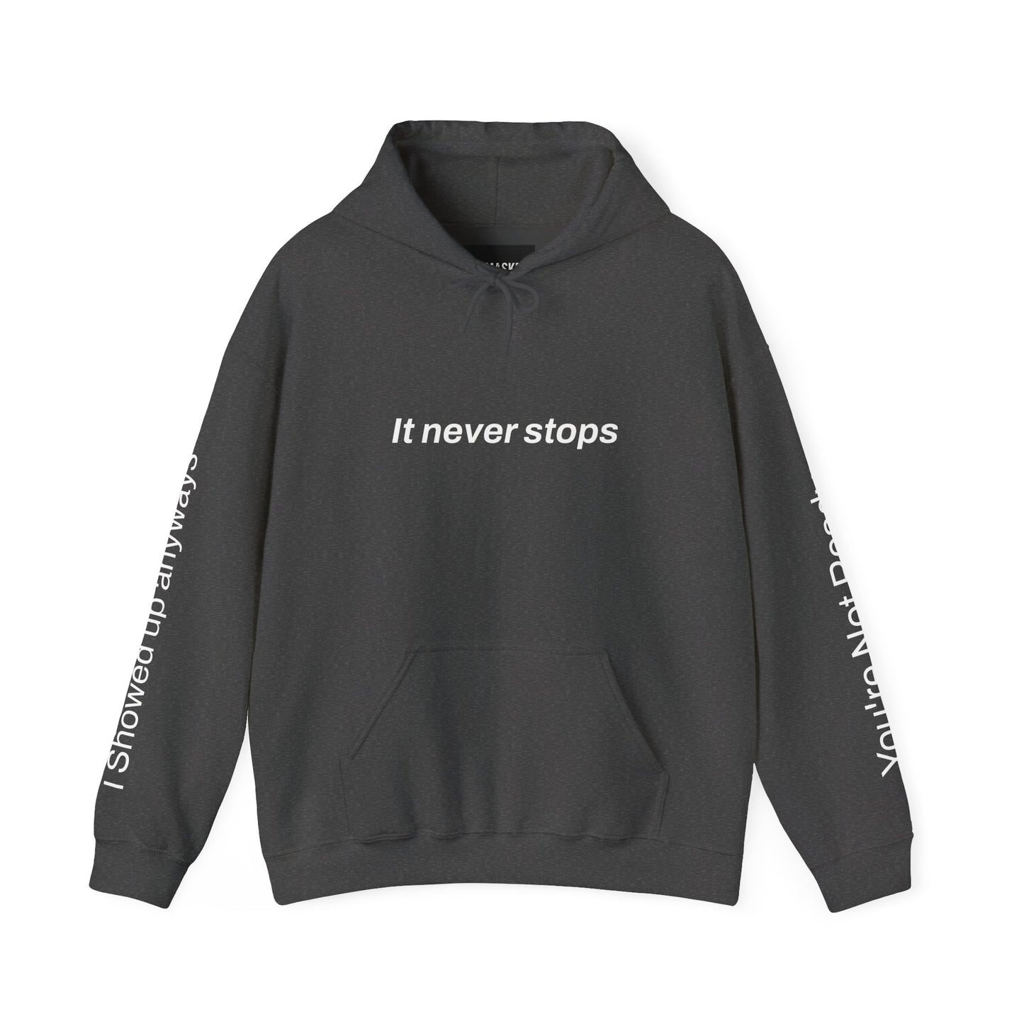 "What if?" Hoodie — "Anxiety Is Real, But It Doesn’t Steer Me"