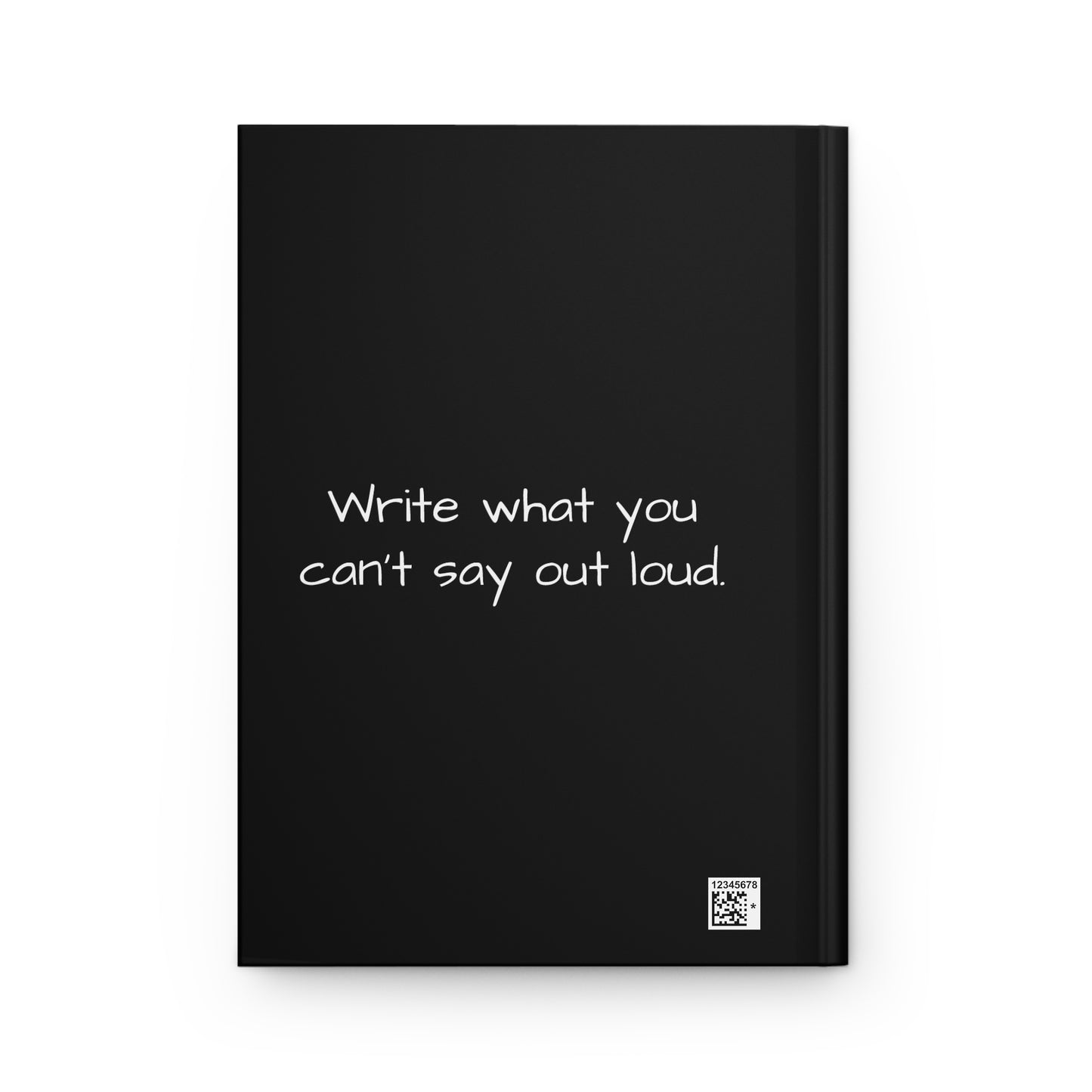 Matte Hardcover Journal - The Unmasked Journalist - 150 Ruled Pages