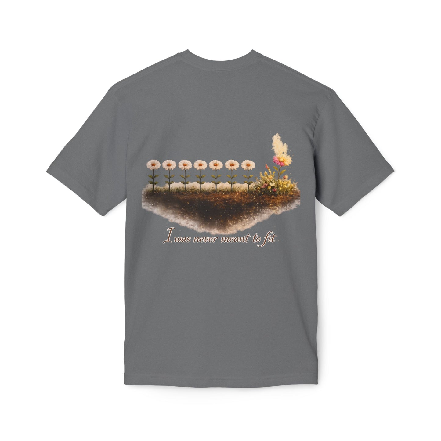 Floral 'I Was Never Meant to Fit' Graphic T-Shirt