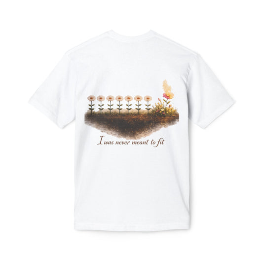 Floral 'I Was Never Meant to Fit' Graphic T-Shirt