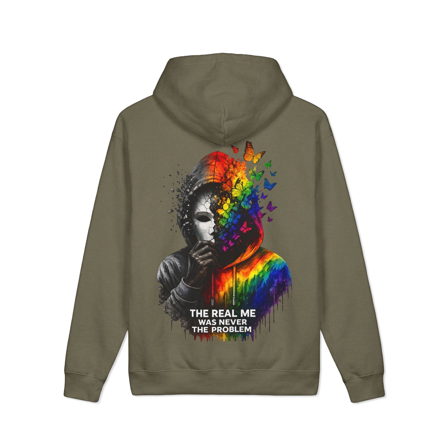 True Colors Hoodie — "The Real Me Was Never The Problem"